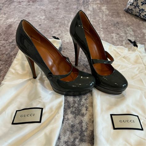 gucci vernice crystal betty mary jane pumps brown|Gucci Dusk Vernice Crystal Betty Mary.